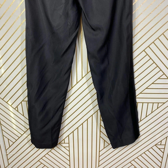 3.1‎ Phillip Lim Tuxedo Pants Straight Leg Inset Side Stripe Black Size US 00 - Picture 9 of 12